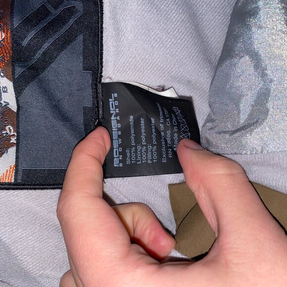 Vintage Rossignol Snowboarding Insulated Snowpants Brown Medium Orange Accent - Picture 5 of 9